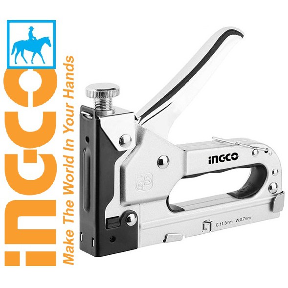 Kìm bấm đinh ghim điều chỉnh tăng lực 4-14mm Staple Gun Total THT31141