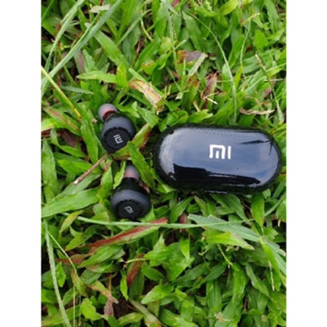 Tai Nghe Bluetooth AirDots Redmi2 Đen True Wireless Công Nghệ 5.0 Cảm Biến Tự Động Kết Nối