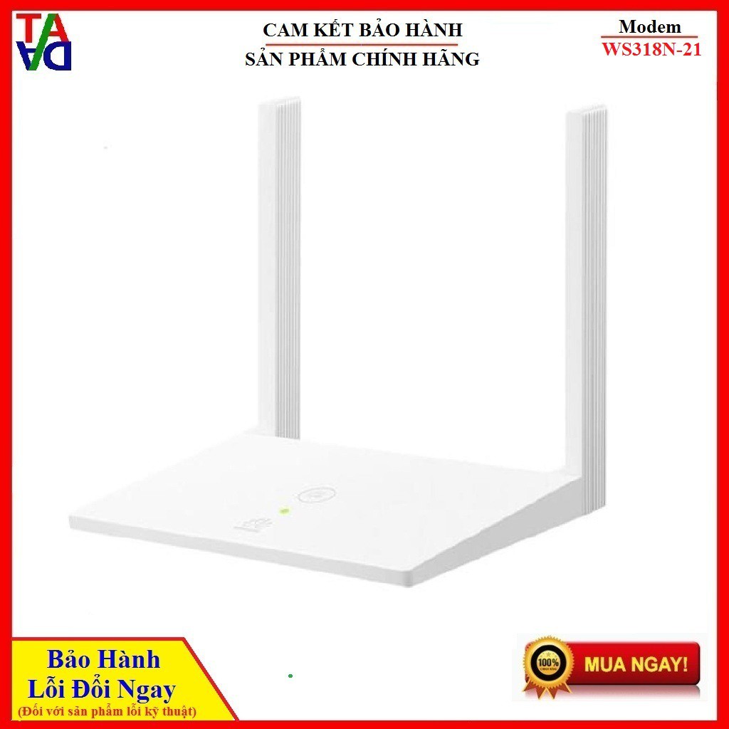 Bộ Phát Wifi Huawei WS318N-21 Chuẩn N Tốc Độ 300MBPS - Hàng Chính Hãng