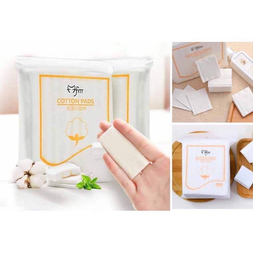 [Gói 222 miếng] Bông tẩy trang 3 lớp Cotton Pads