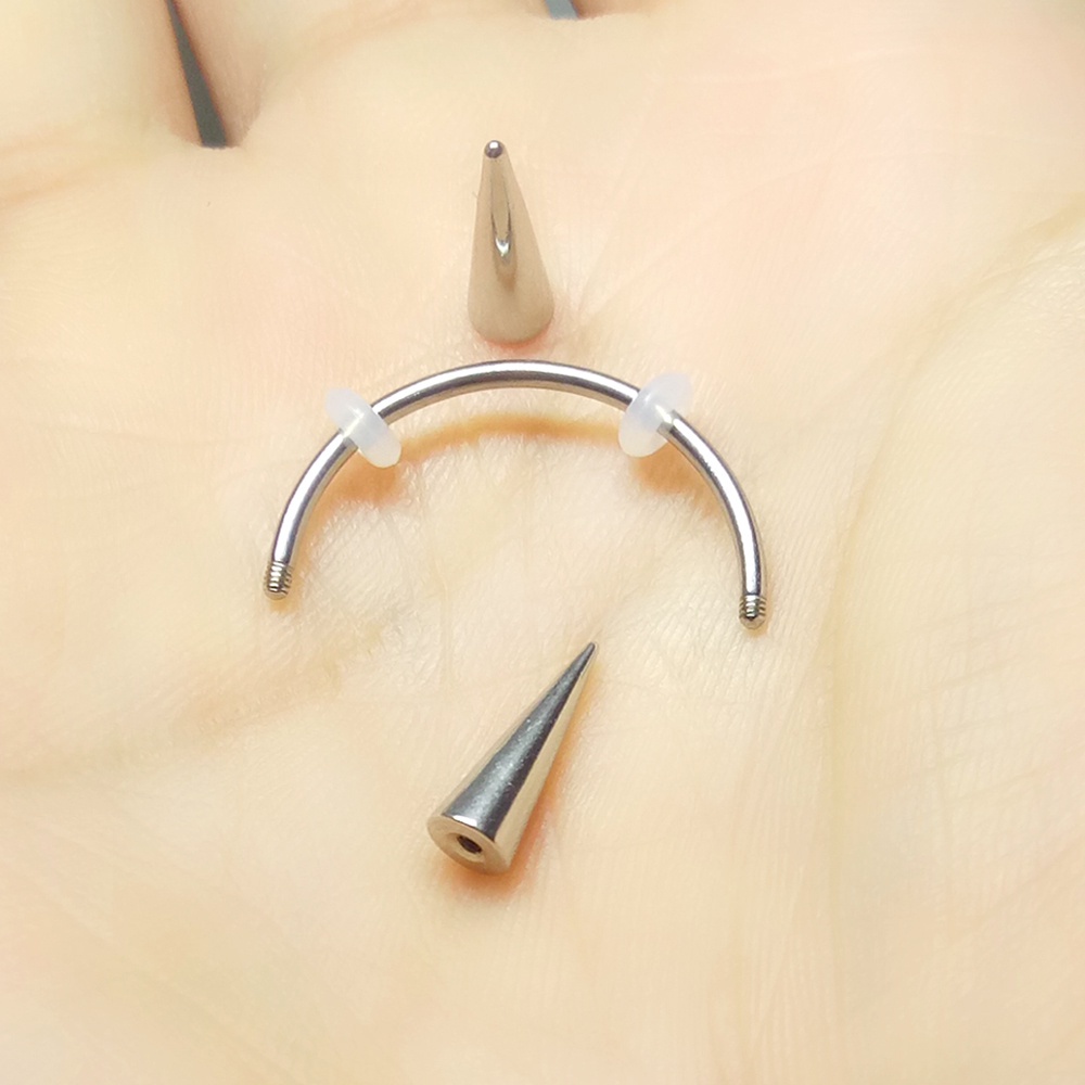 Khuyên Xỏ Môi Bằng Thép Không Gỉ Nhiều Màu Thời Trang