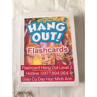 Fashcard tiếng anh hang out level 2☘️ 144 thẻ siêu đẹp
