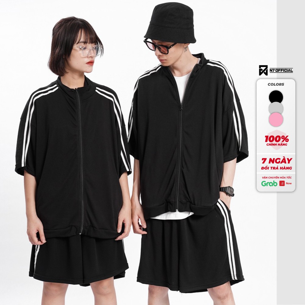 Bộ đồ thể thao NỈ TOMC 2 Unisex N7 Basic Tee tay lỡ Oversize form rộng thời trang phong cách Hàn Quốc Ullzang | WebRaoVat - webraovat.net.vn