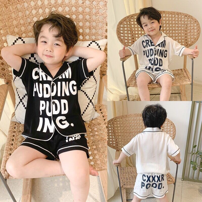 Bộ pijama chữ ❤️ FREESHIP ❤️ Bộ pijama chữ cho bé