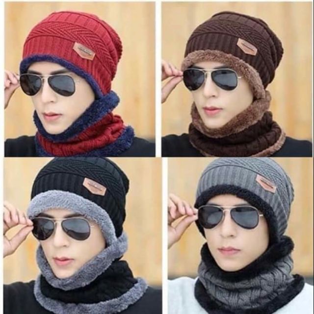 Sét khăn mũ nam