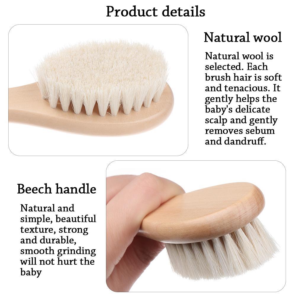 Lược Chải Tóc Tự Nhiên Dành Cho Trẻ Sơ Sinh