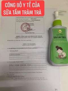 Sữa tắm tràm trà cho bé