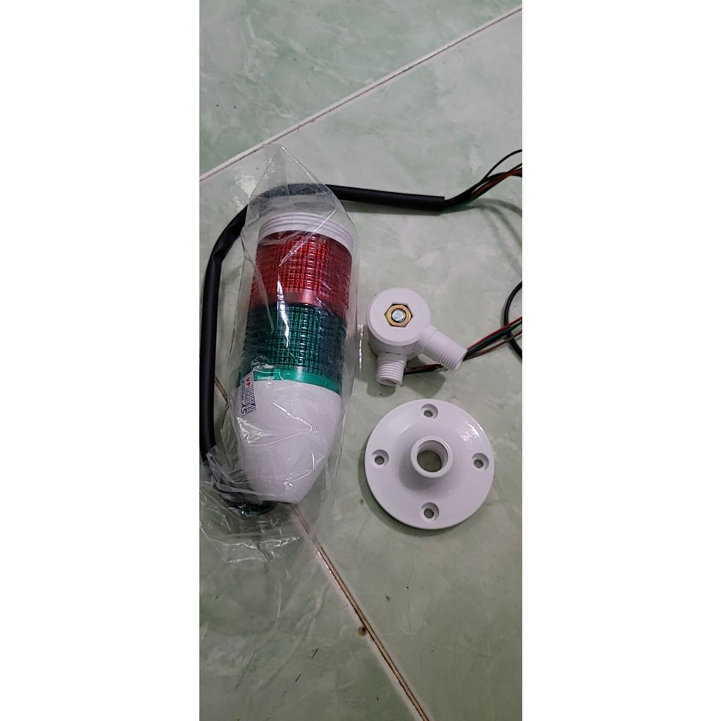 Đèn cảnh báo tháp 3 tầng 220vol- 24vol có còi không còi