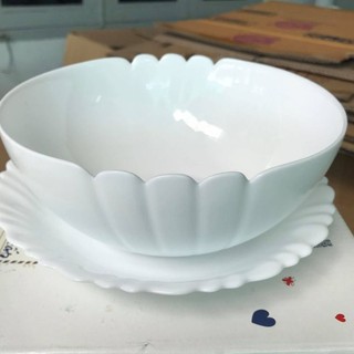 Bộ Tô Dĩa Sứ Thủy Tinh Luminarc Tráng Men Cao Cấp