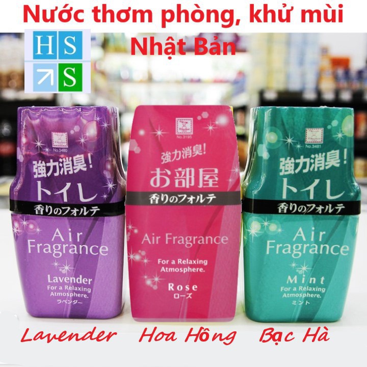 Sáp Thơm Khử Mùi Nhật Bản Để Phòng Vệ Sinh Dạng Nước 5 Mùi Hương