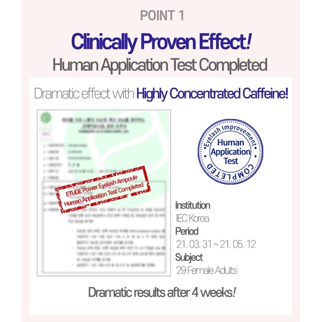 [Hàng mới về] Tinh chất dưỡng mi Etude House Power Ampoule