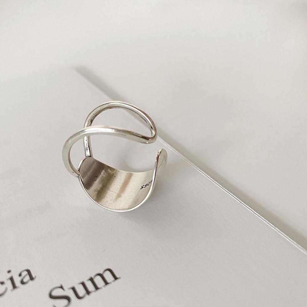 Nhẫn VANES1 Bề Mặt Rộng Có Thể Điều Chỉnh Dành Cho Nữ