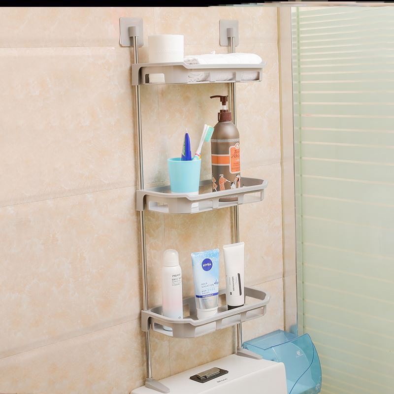 Kệ Nhà Tắm Kệ Để Đồ Phòng-Tắm Kệ Nhà Vệ Sinh Toilet-Kệ Để Bồn Cầu 3Tầng-Kệ Để Đồ Sau Toilet-Nhà Tắm 3 Tầng