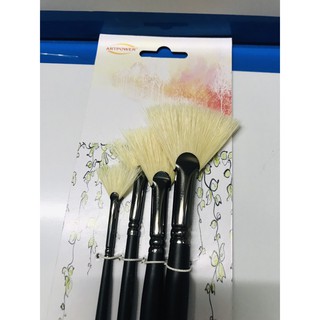 Bộ cọ quạt set 4 cây