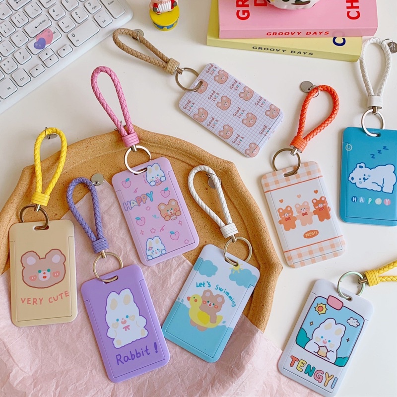 Bao đựng thẻ sinh viên, học sinh nhiều mẫu dễ thương phong cách Hàn Quốc - Ella Shop