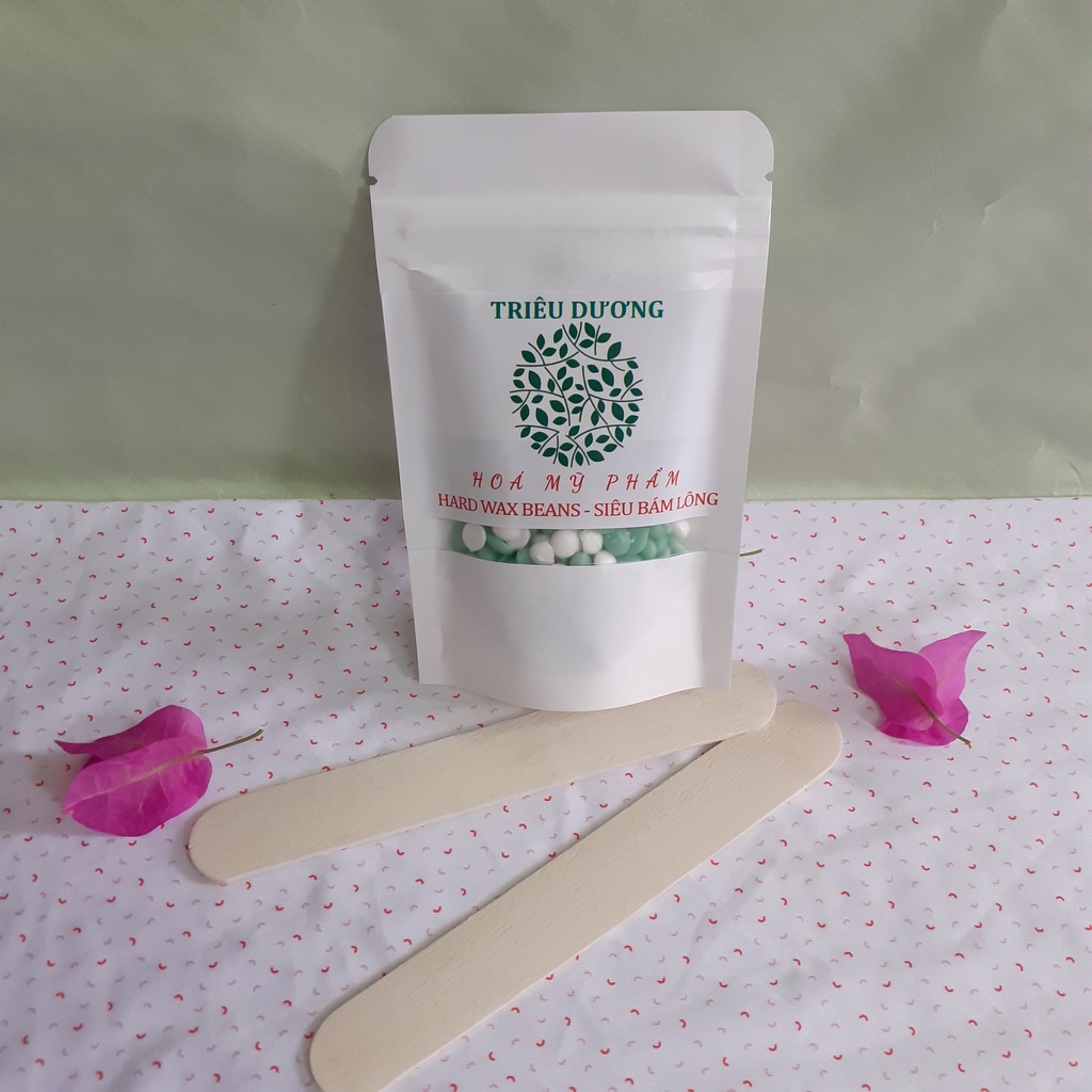 Bich 50g sáp wax tẩy lông nóng hạt đậu Triêu Dương, có nhiều màu để lựa chọn, sáp bám lông cực tốt