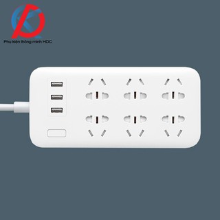 Ổ cắm điện Xiaomi Mi Power Strip 6 cổng 3 usb CXB6-1QM