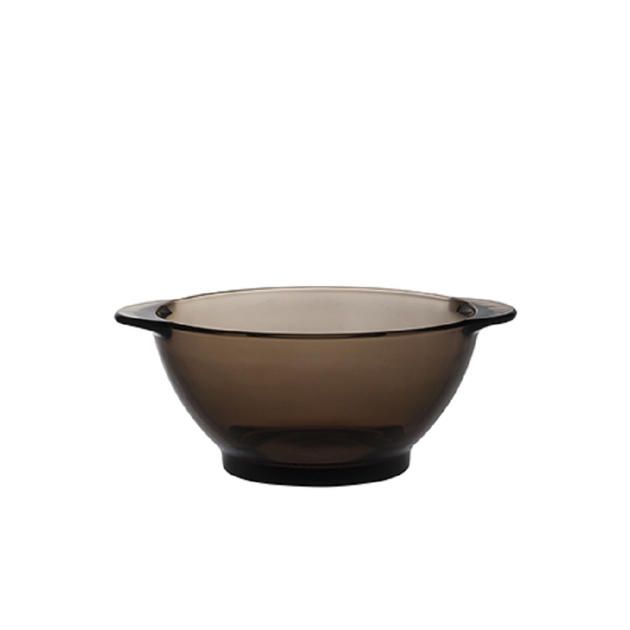 Tô thủy tinh cường lực cao cấp có tay cầm D2005C - Lys Nâu Khói Creole
