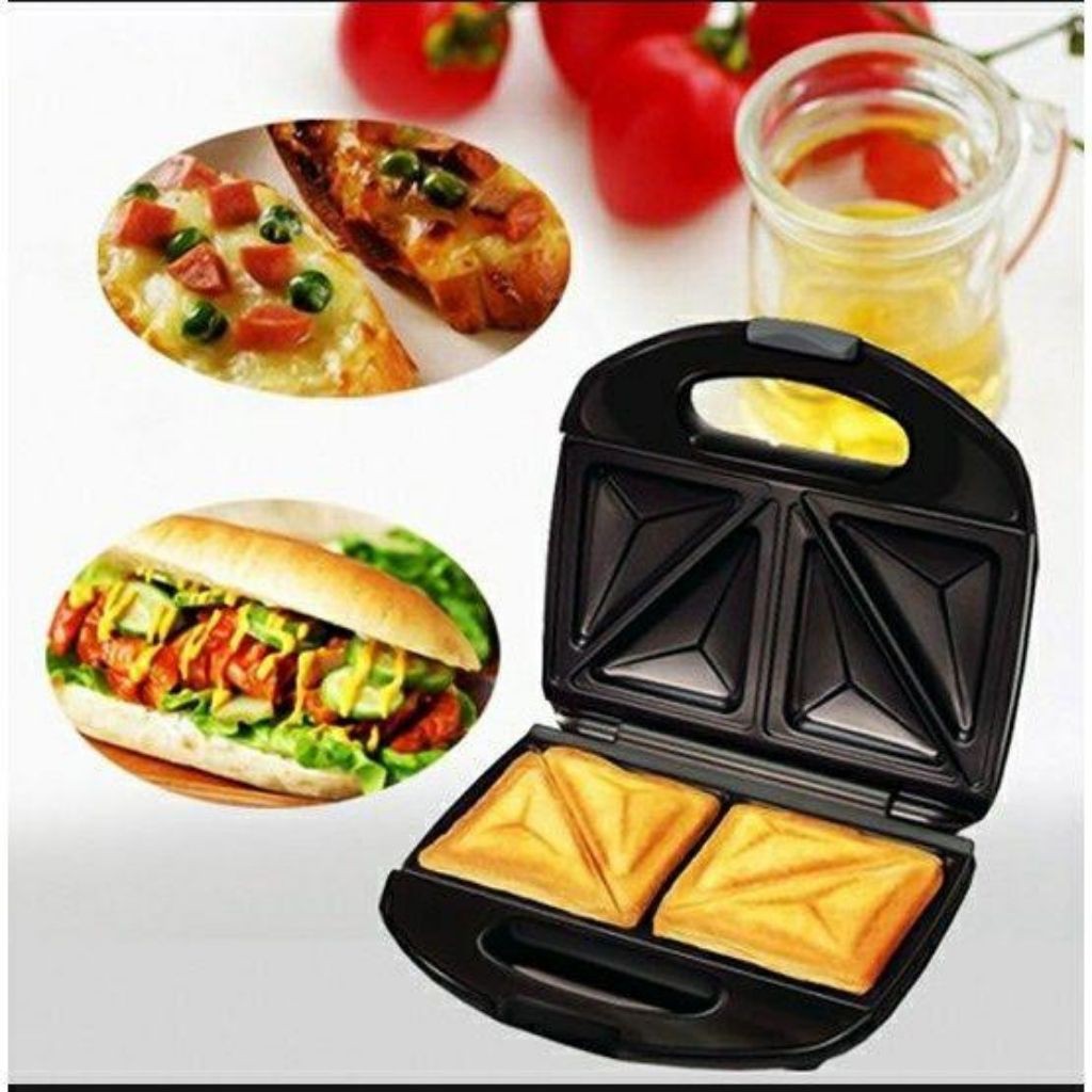 Máy làm bánh mì sandwich hotdog máy kẹp sandwich Nikai nhanh gọn, tiện lợi