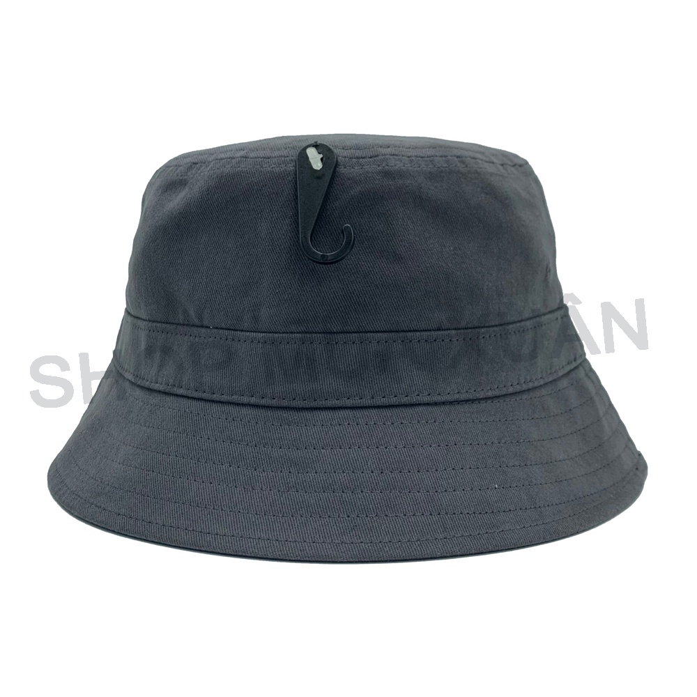 Mũ Unisex nam nữ Calvin Klein Embroidered Monogram Twill Bucket Hat - Dark Grey