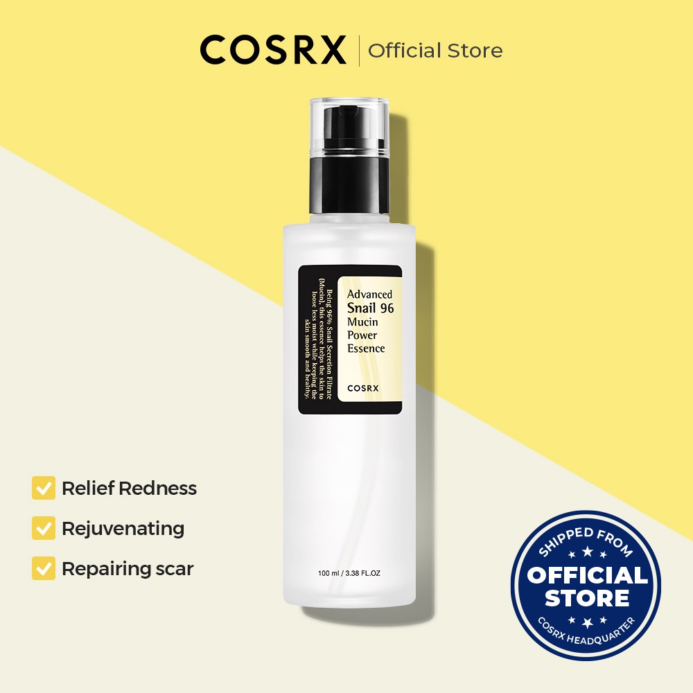 Bộ mỹ phẩm chăm sóc da COSRX gồm sữa rửa mặt 150ml+Toner AHA/BHA 150ml+Tinh chất 100ml + Sữa dưỡng 100ml/ Kem chống nắng