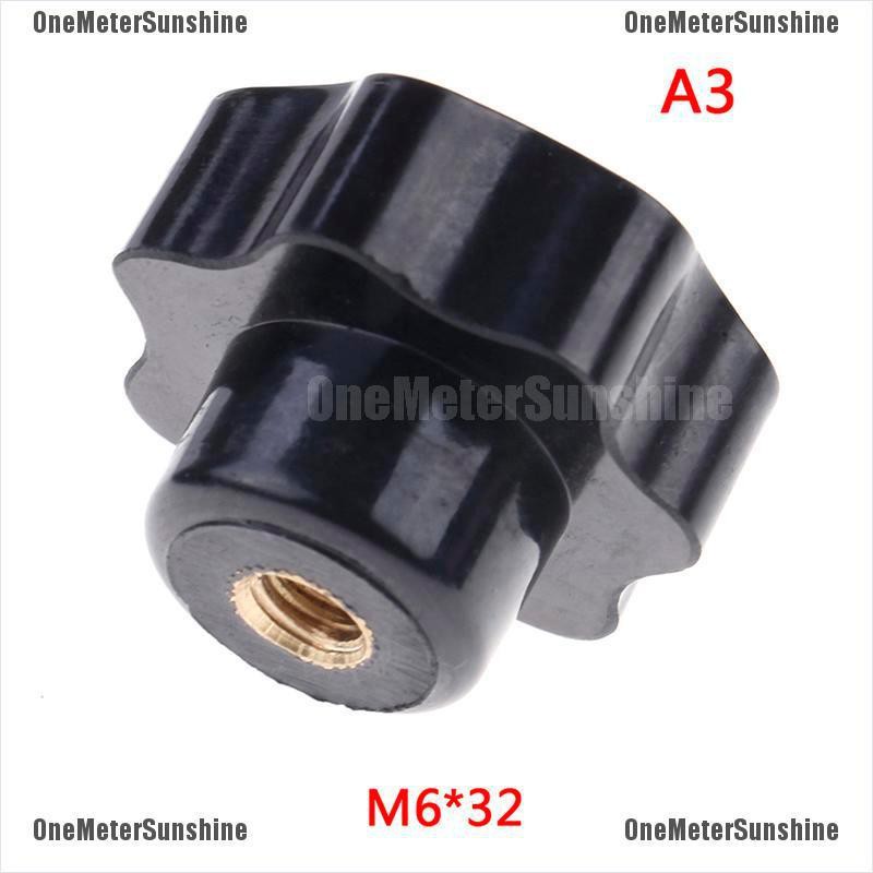 Bộ 5 núm đai ốc bằng nhựa hình ngôi sao 7 cánh M4/M5/M6/M8