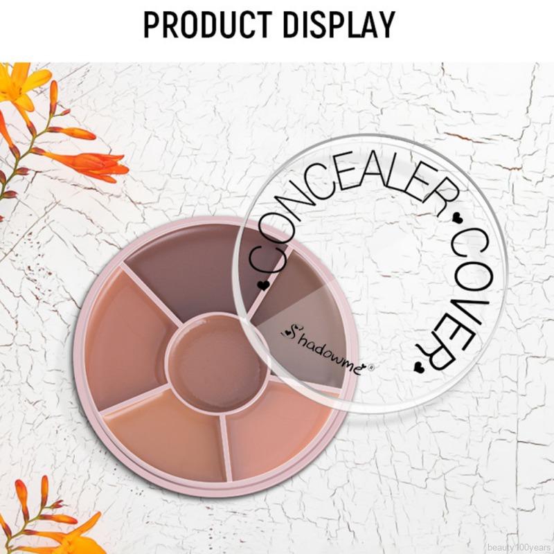 [Hàng mới về] Bảng phấn trang điểm 6 màu dạng kem tạo sáng chống nước che mờ vết thâm | BigBuy360 - bigbuy360.vn