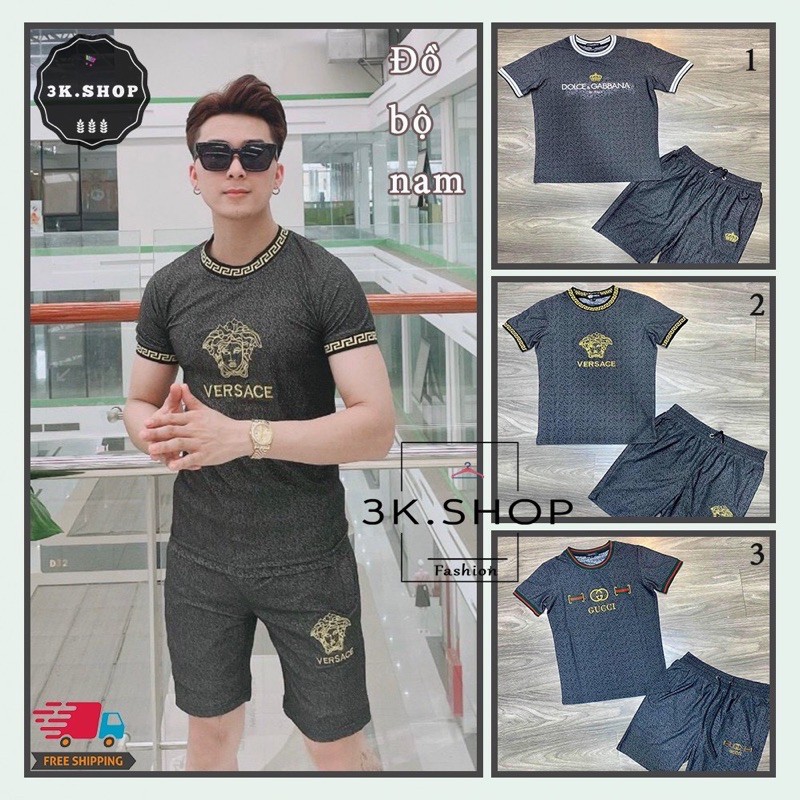Bộ thể thao nam💘bộ đồ nam thun lạnh kim cương dập vân chìm sắc nét có 3 mẫu hot nhât 2021 | BigBuy360 - bigbuy360.vn