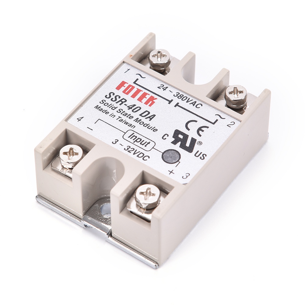 Rơ Le Công Nghiệp SSR 40A Với Bộ Điều Khiển SSR-40DA 40A DC