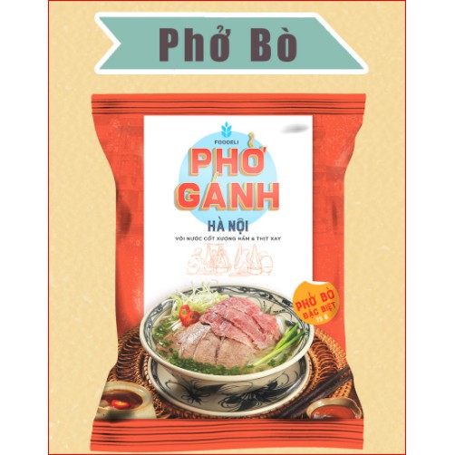 Phở Gói - Phở Gánh Hương Vị Hà Nội - Phở Vị Gà - Phở Vị Bò - 1 Thùng 24 Gói | BigBuy360 - bigbuy360.vn