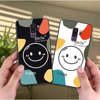 Ốp lưng điện thoại samsung s9 / s9 plus / s9+ in hình mặt cười, gấu cute, đen trắng