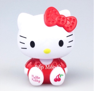 Mèo hello kitty trang trí bánh kem