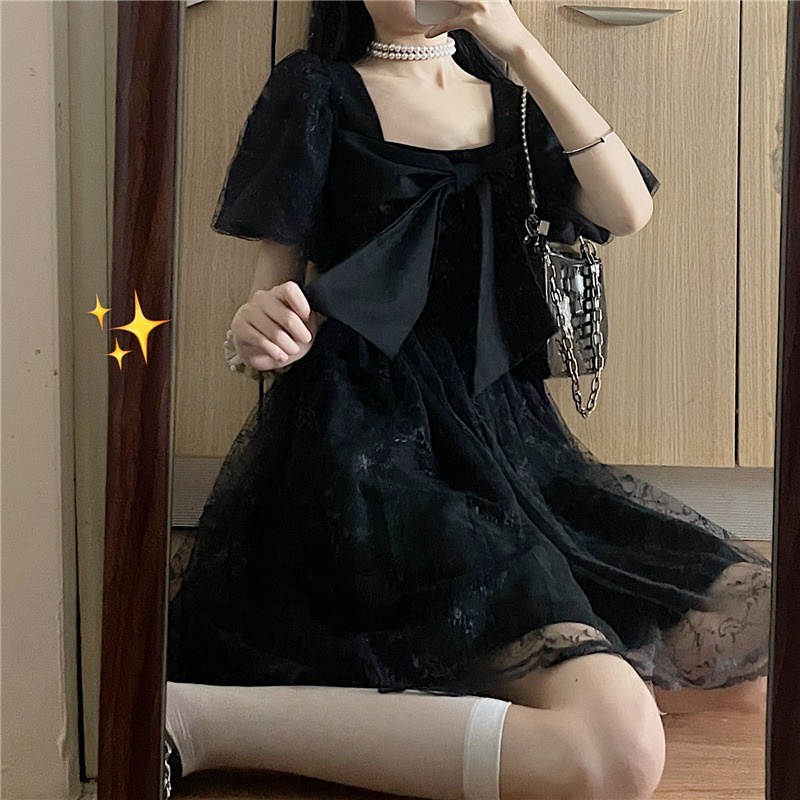 Đầm midi váy đi biển đầm trắng đầm bigsize nữ đầm thiết kế đầm đen dự tiệc  đầm babydoll tay phồng đầm cổ vuông váy nữ xinh