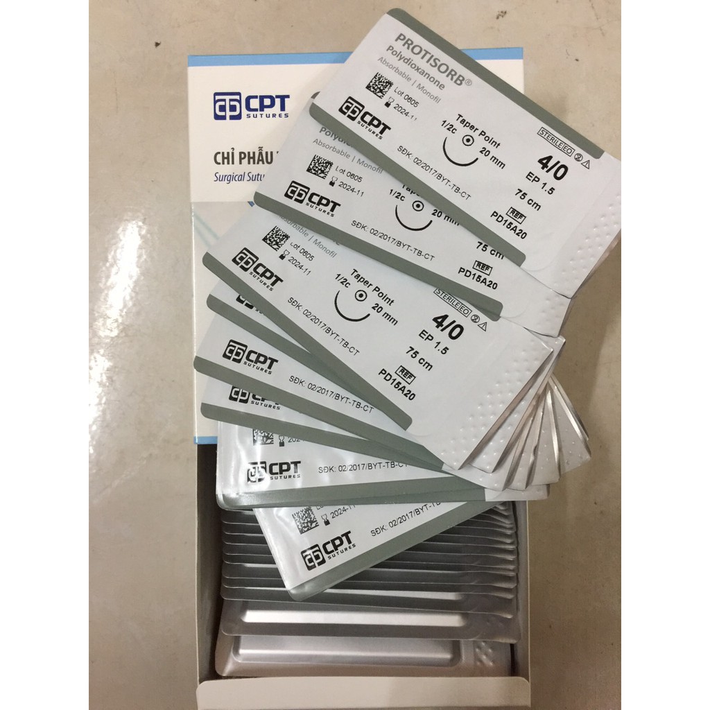 CHỈ THẨM MĨ TỰ TIÊU PROTISORB 3/0