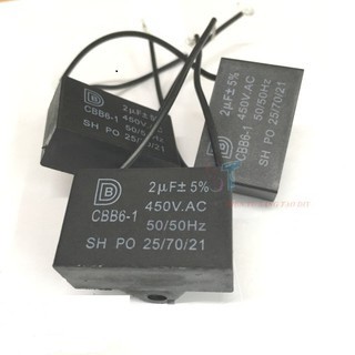 Tụ Quạt Dây từ 1uf-5uf 450V
