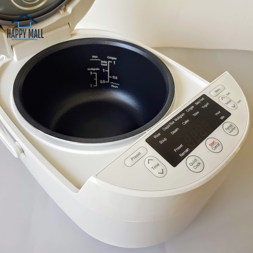 Nồi cơm điện tử Lock&Lock dung tích 1L EJR311WHT