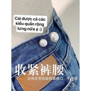 Combo 3 Sét 7 khuy cài áo nhiều hạt mẫu mới