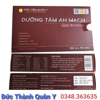 2 Hộp Dưỡng Tâm An Mạch - Học viện Quân Y - Phòng Đột Quỵ