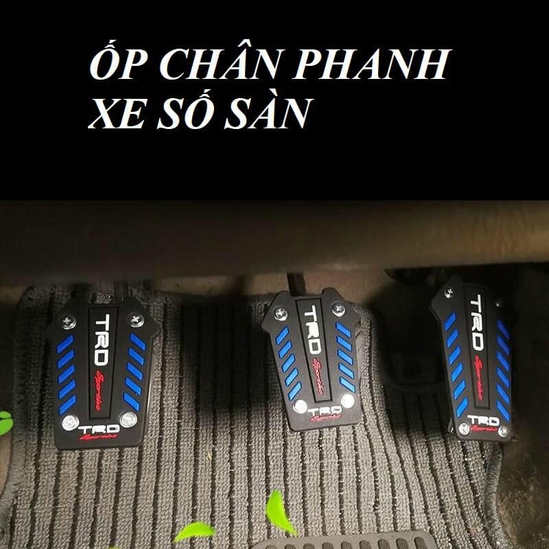 Bọc chống trượt bàn đạp phanh ô tô -bộ bọc chân phanh- chân ga XE SỐ TỰ ĐỘNG - Số Sàn Ốp chân phanh, ga xe số TỰ ĐỘNG