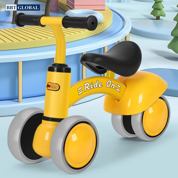 Xe chòi chân trẻ em 4 bánh khung kim loại cho bé Ride On Q518 BBT Global khung kim loại phun sơn chắc chắn