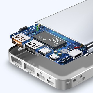 Pin sạc dự phòng hỗ trợ sạc nhanh 18W dung lượng 10.000 mAh 2 x USB và Type