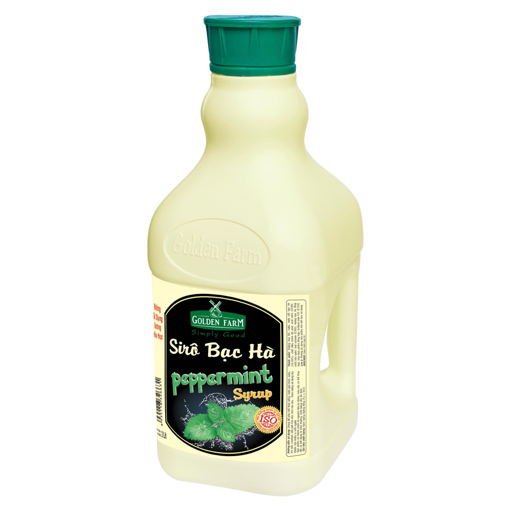 Syrup GOLDEN FARM Bạc Hà 2L