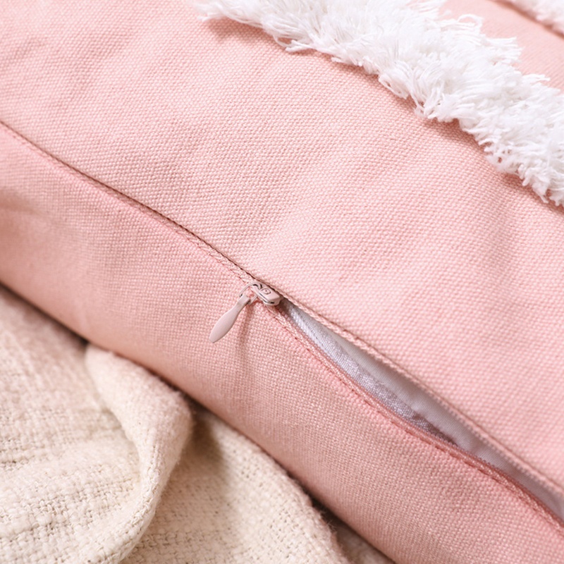 Vỏ Gối Hình Vuông Họa Tiết Hình Học Phong Cách Boho Hiện Đại