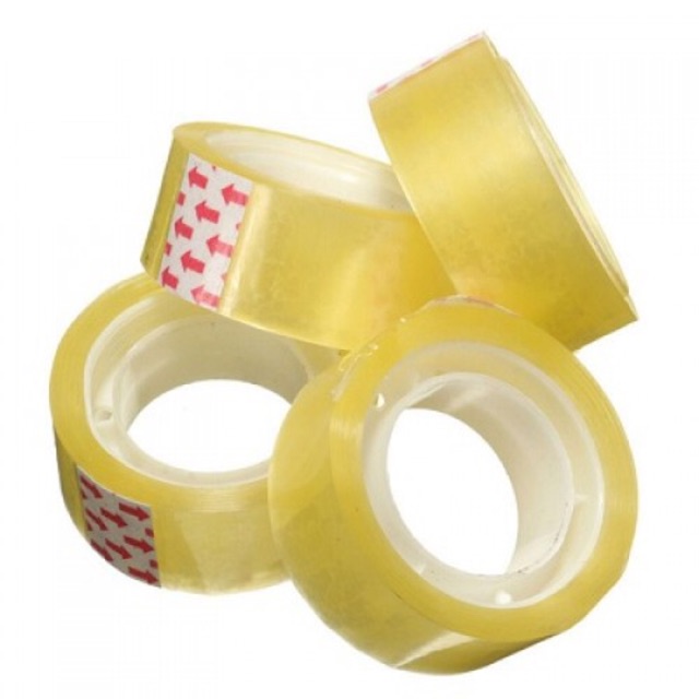 Cuộn băng keo trong 2cm, băng dính văn phòng phẩm loại nhỡ độ dính cao - KLH Home