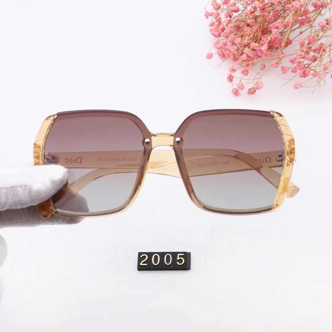 Xu hướng mới của châu Âu và Mỹ năm 2021 Kính mát có thương hiệu Christian Dior dành cho nữ Phân cực chính hãng (Có hộp và hộp đựng kính)