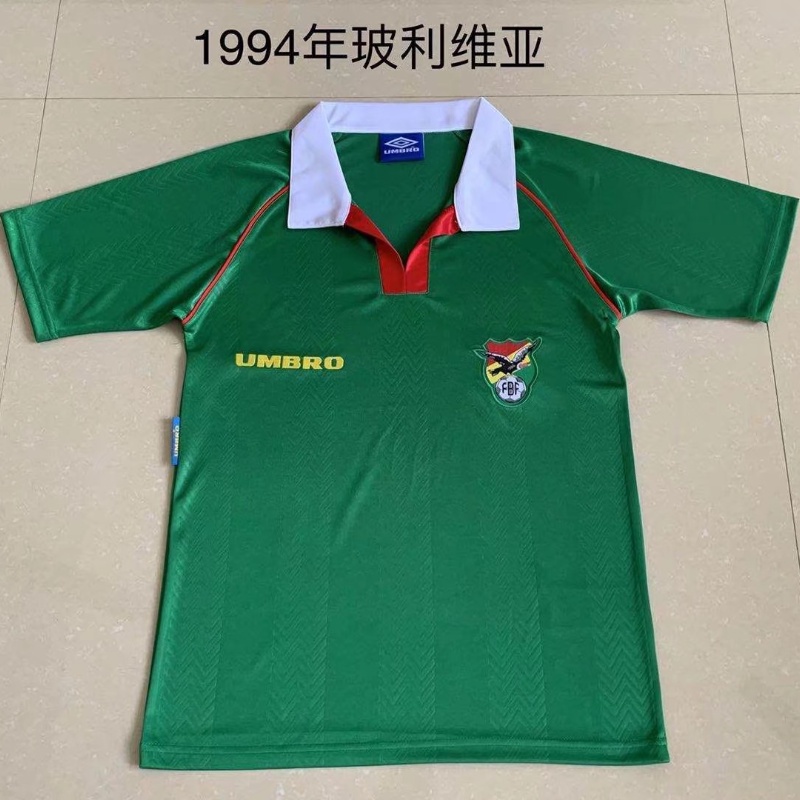 Áo thun thể thao tay ngắn màu xanh lá phong cách retro 1994