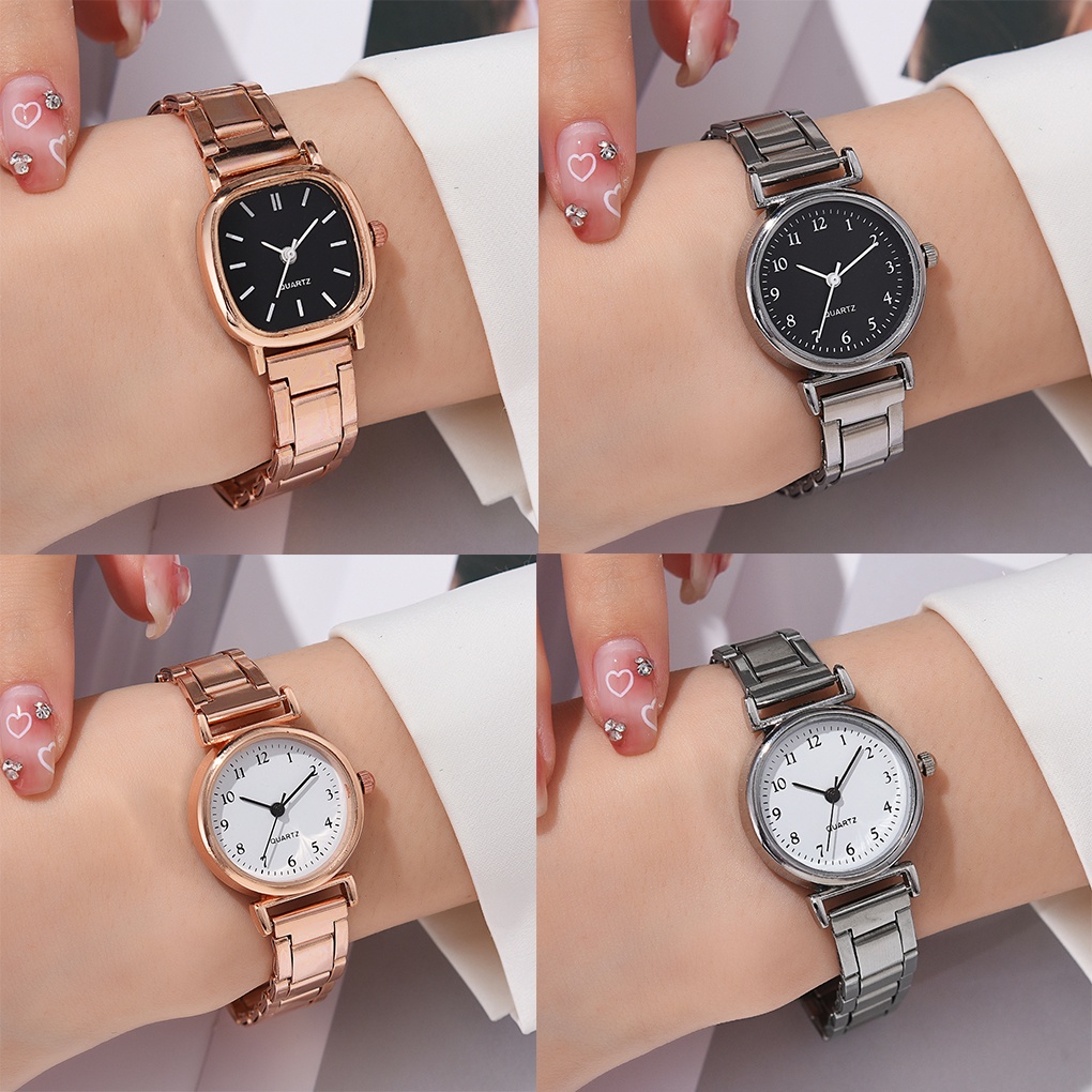 Đồng Hồ Đeo Tay Máy quartz Dây Thép Thời Trang Cho Nữ