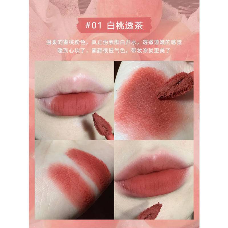 Son Môi Dưỡng Ẩm Lâu Trôi Chống Thấm Nước 6 Màu Mờ Thời Trang