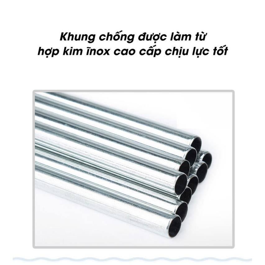 Kệ giá để đựng giày dép 3 4 5 tầng bằng inox vải có thể tháo rời chắc chắn thông minh tiện lợi