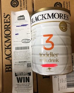 Sữa Blackmore đủ số, lon 900g, date 2022